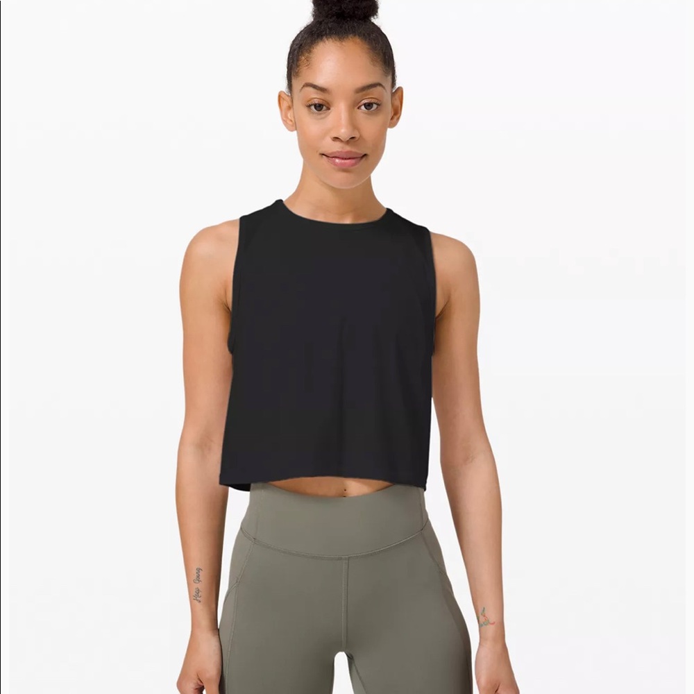 Lululemon black tank top